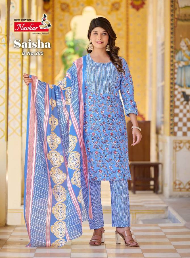 Saisha Vol 2 By Navkar Readymade Cotton Salwar Suits Catalog
